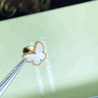 [Glow Jewelry]SWEET BUTTERFLY MOP EARSTUDS