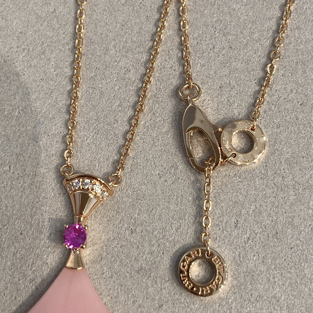 [Glow Jewelry]DREAM NECKLACE PINK OPAL