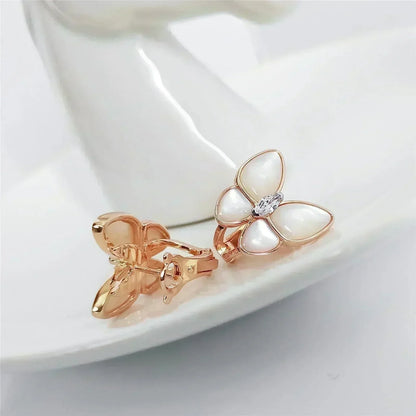[Glow Jewelry]BUTTERFLY MOP DIAMOND EARRINGS