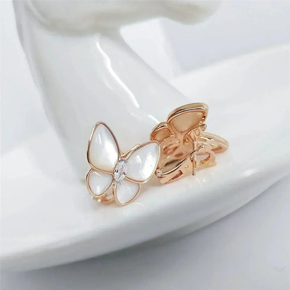 [Glow Jewelry]BUTTERFLY MOP DIAMOND EARRINGS
