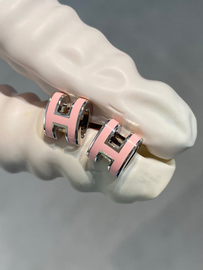 ¡®Glow Jewelry¡¯MINI POP H SILVER EARRINGS PINK