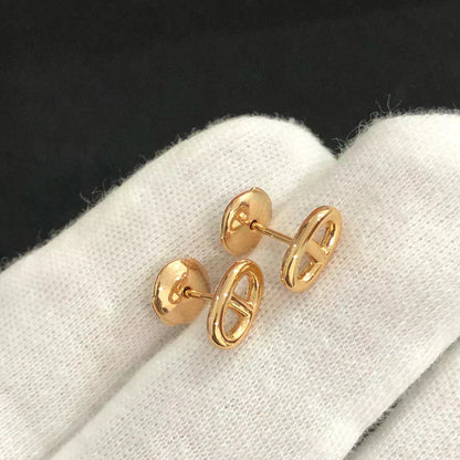 ¡®Glow Jewelry¡¯CHAINE SMALL EARRINGS GOLD AND SILVER