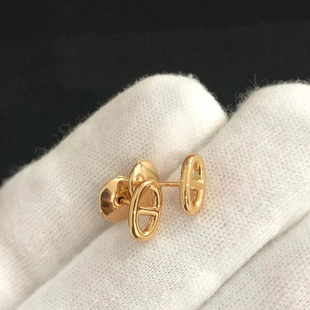 [Glow Jewelry]CHAINE SMALL EARRINGS GOLD AND SILVER