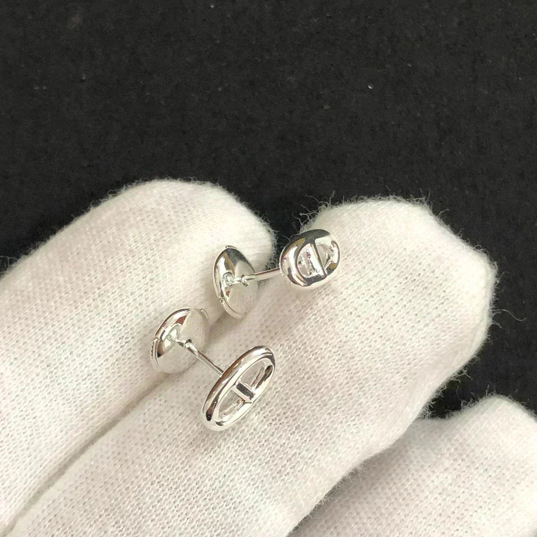 [Glow Jewelry]CHAINE SMALL EARRINGS GOLD AND SILVER