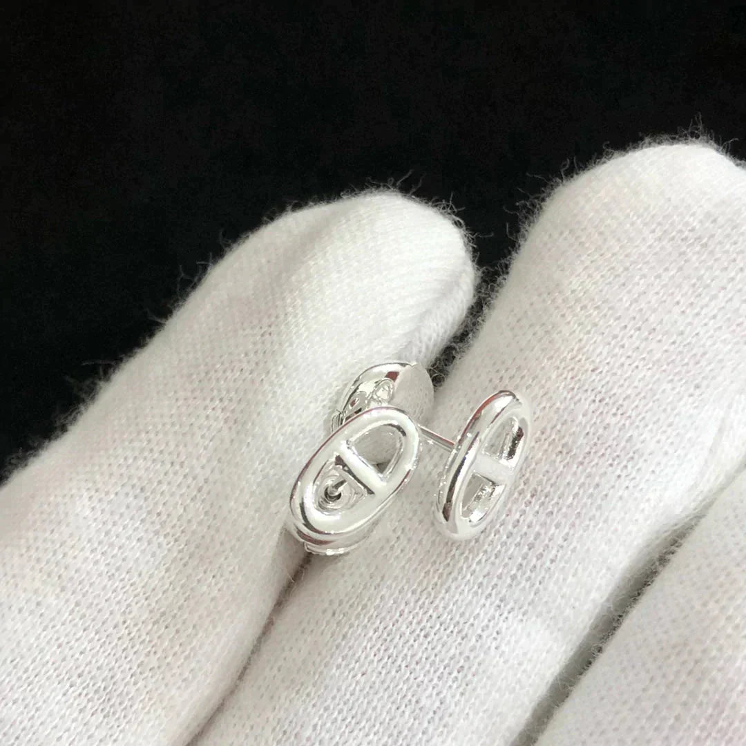 [Glow Jewelry]CHAINE SMALL EARRINGS GOLD AND SILVER