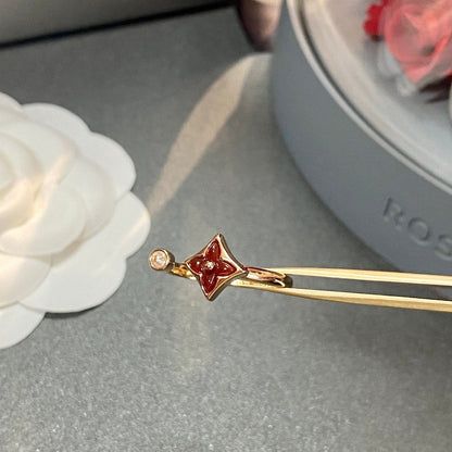 [Glow Jewelry]STAR 1 DIAMOND OPEN RING