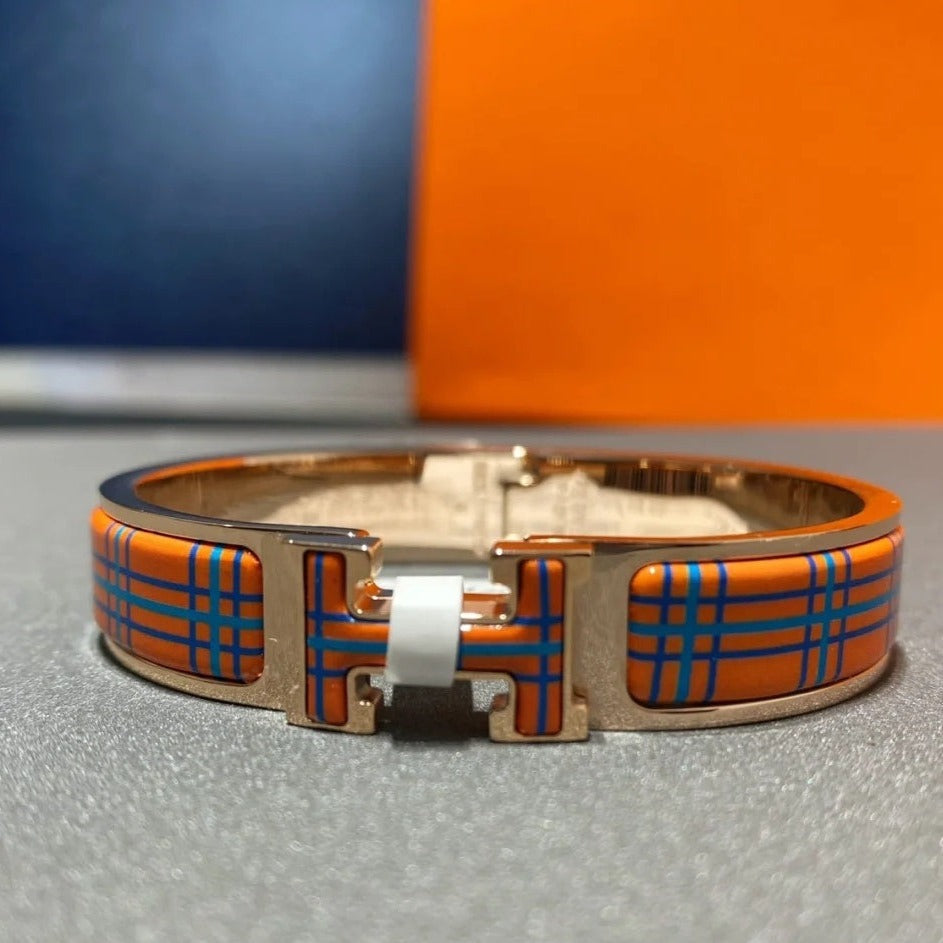 ¡®Glow Jewelry¡¯H TARTAN BRACELET 12MM
