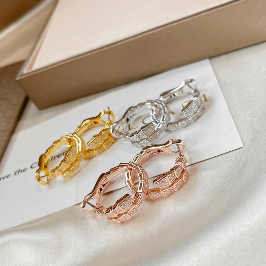 [Glow Jewelry]SERPENTI EARRINGS DIAMOND