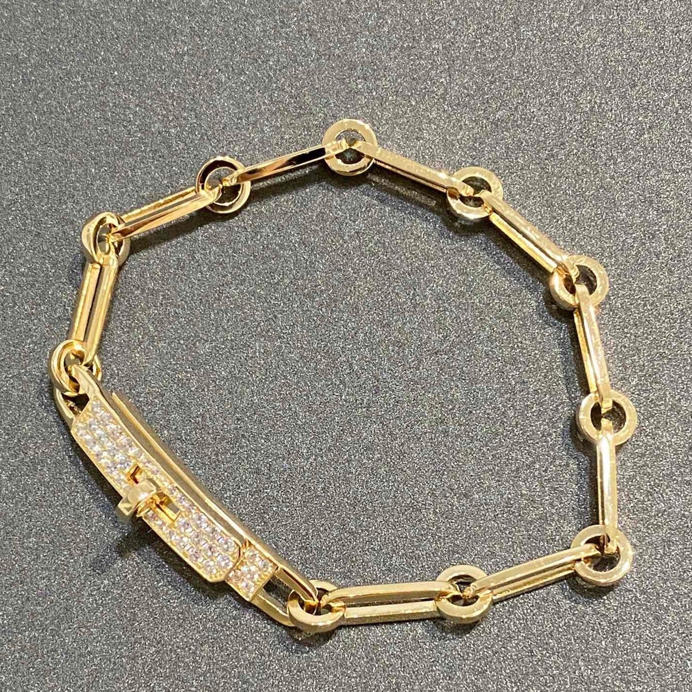 [Glow Jewelry]CHAINE BRACELET SMALL MODEL DIAMOND