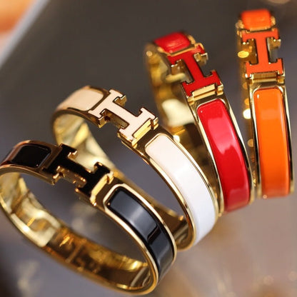[Glow Jewelry]H BRACELET 12MM GOLD