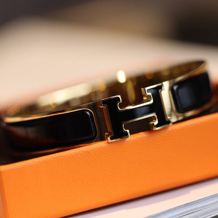 [Glow Jewelry]H BRACELET 12MM GOLD