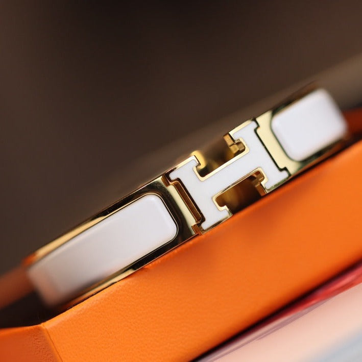 [Glow Jewelry]H BRACELET 12MM GOLD