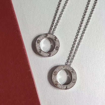 [Glow Jewelry]LOVE NECKLACE ADJUSTABLE SILVER