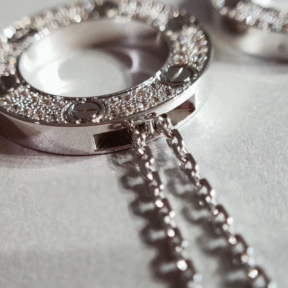 [Glow Jewelry]LOVE NECKLACE ADJUSTABLE SILVER