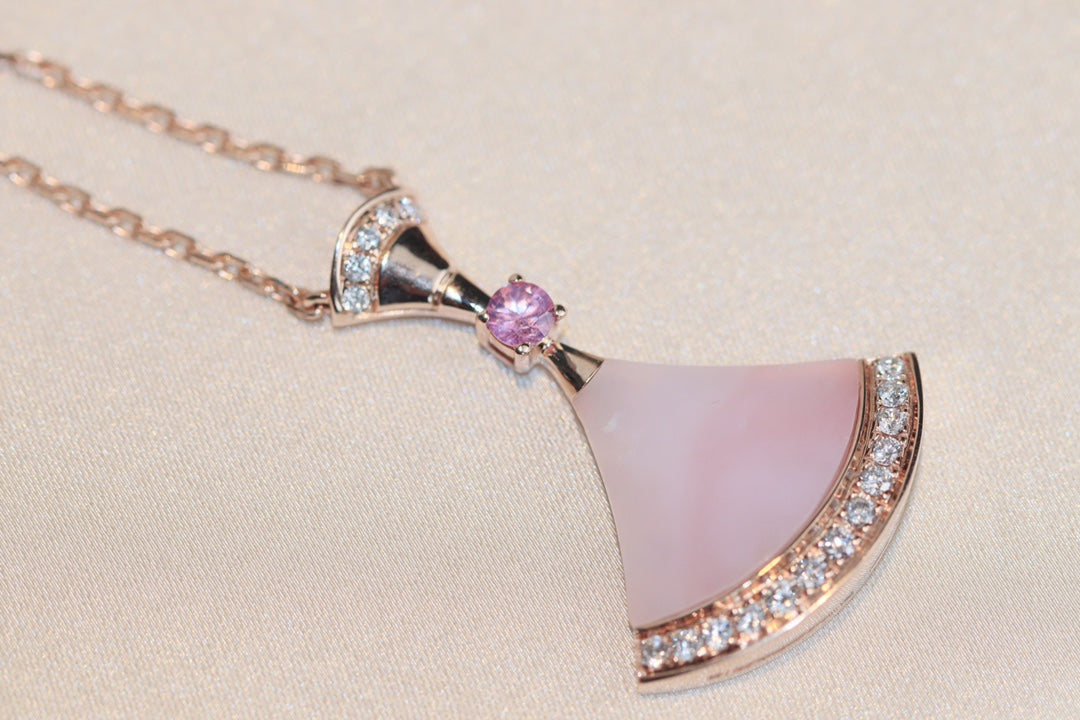 [Glow Jewelry]DREAM NECKLACE PINK MOP DIAMOND