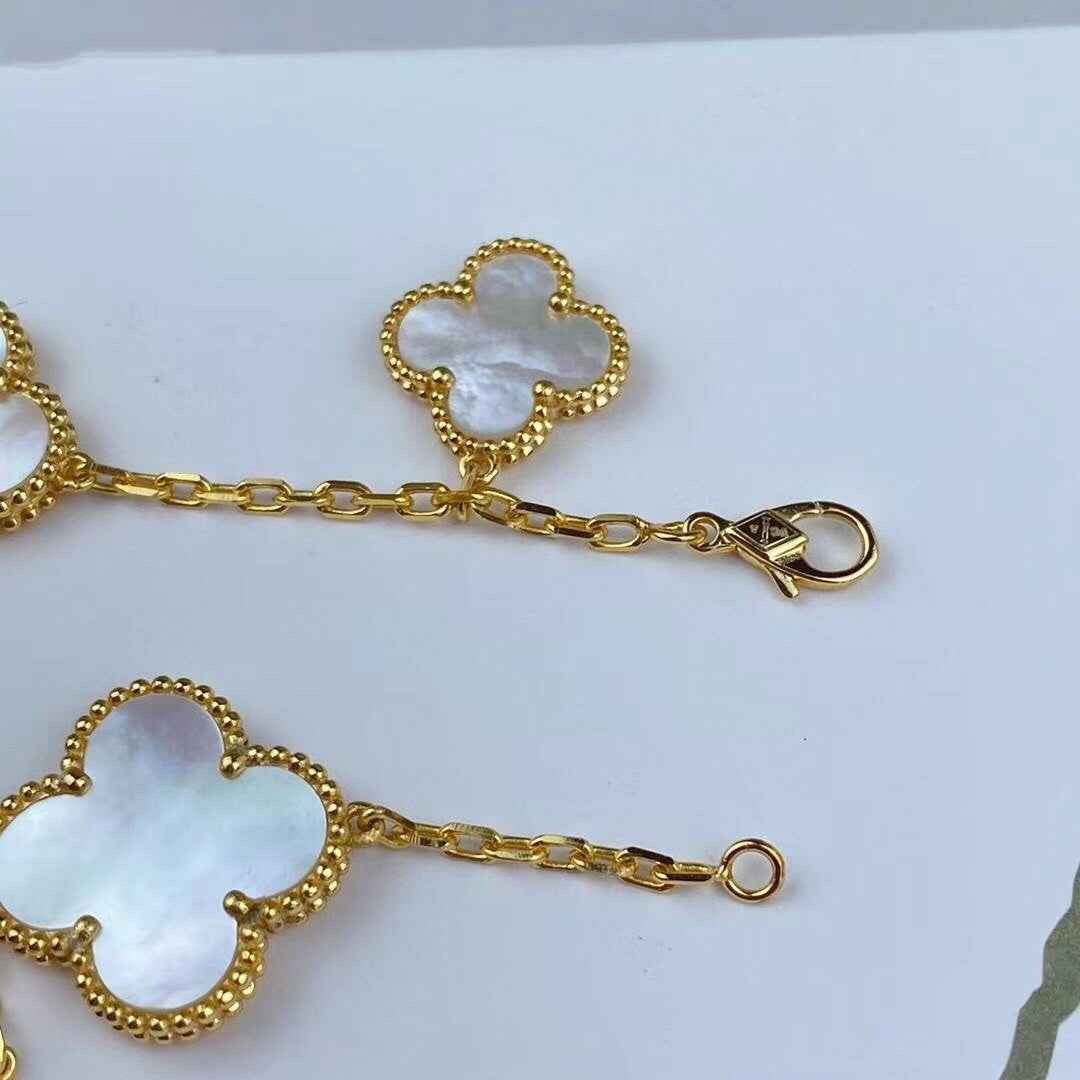 ¡®Glow Jewelry¡¯MAGIC CLOVER MOP GOLD BRACELET 5 MOTIFS