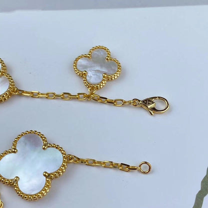 ¡®Glow Jewelry¡¯MAGIC CLOVER MOP GOLD BRACELET 5 MOTIFS