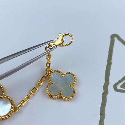 [Glow Jewelry]MAGIC CLOVER MOP GOLD BRACELET 5 MOTIFS