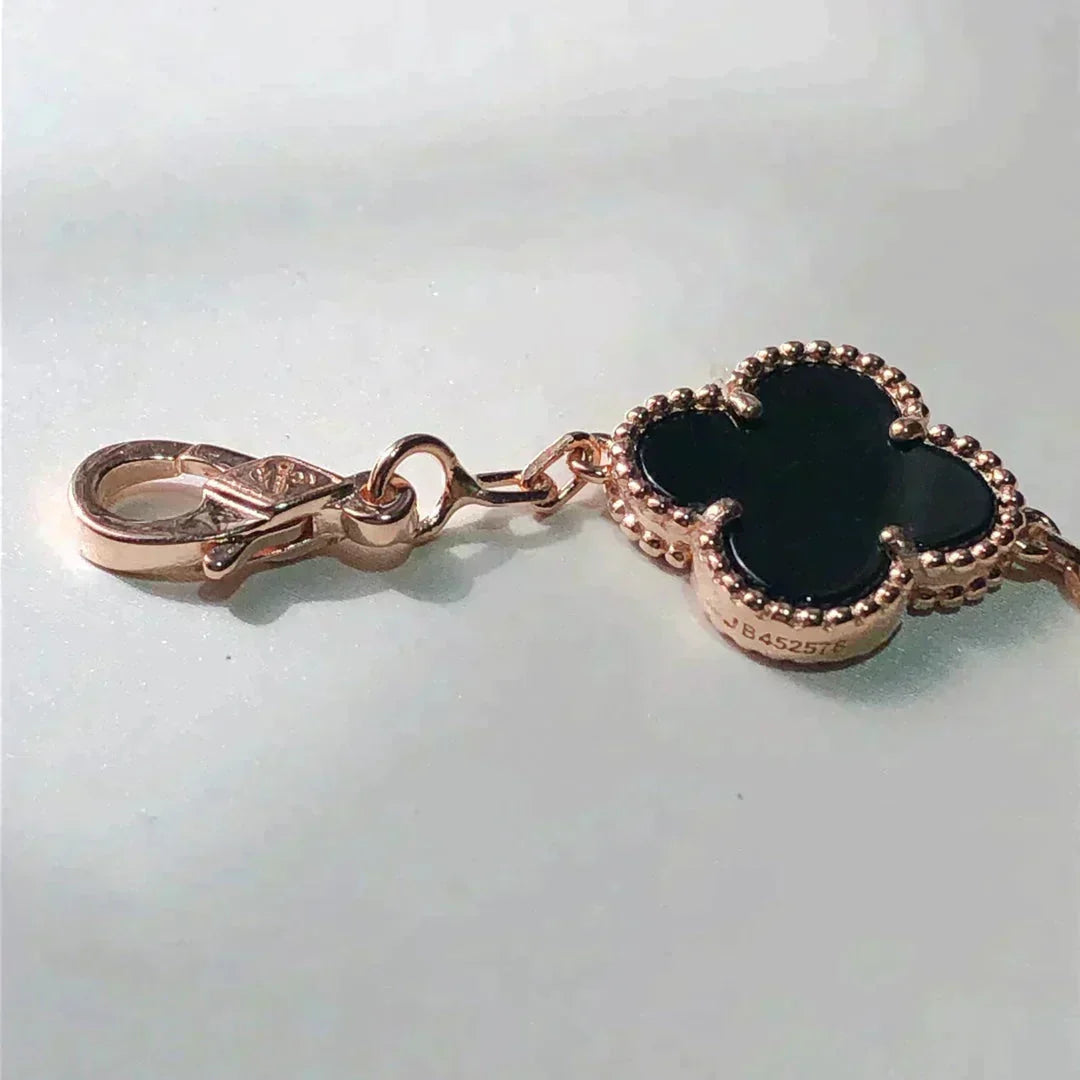 [Glow Jewelry]CLOVER 5 MOTIFS MULTICOLOR BRACELET
