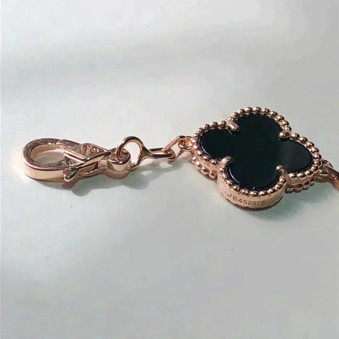 [Glow Jewelry]New CLOVER 5 MOTIFS MULTICOLOR BRACELET