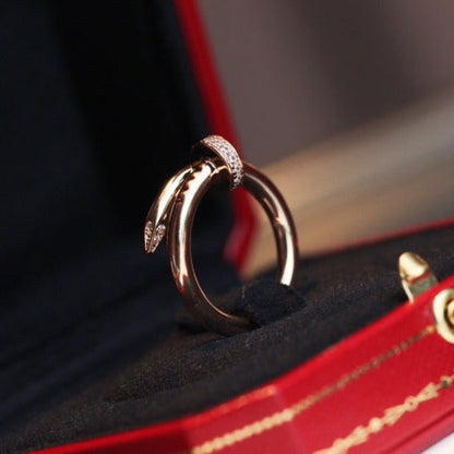 [Glow Jewelry]JUSTE RING 2.65MM PINK GOLD DIAMOND