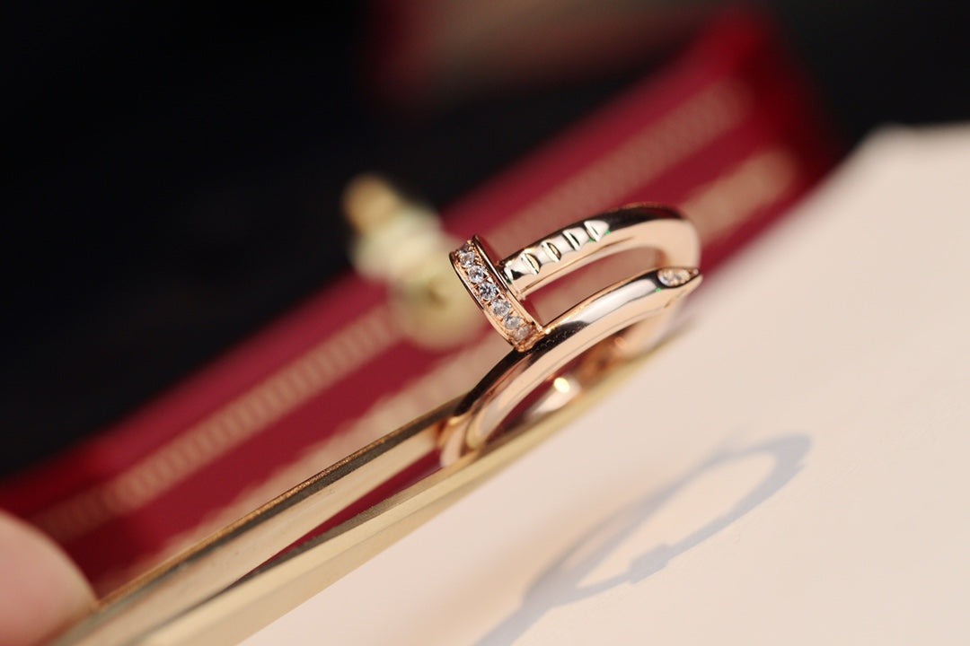 [Glow Jewelry]JUSTE RING 2.65MM PINK GOLD DIAMOND