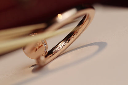 ¡®Glow Jewelry¡¯JUSTE RING 2.65MM PINK GOLD DIAMOND