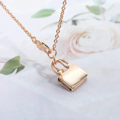[Glow Jewelry]AMULETTE PEDANT ROSE GOLD NECKLACE