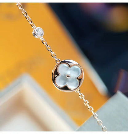 [Glow Jewelry]SUN MOP GOLD 1 DIAMOND NECKLACE