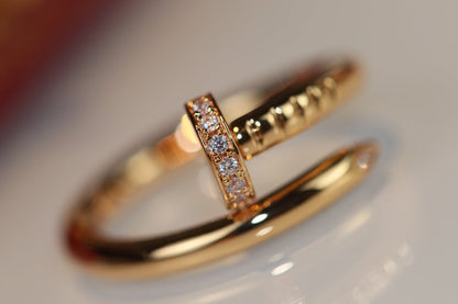 [Glow Jewelry]JUSTE RING 2.65MM GOLD DIAMOND