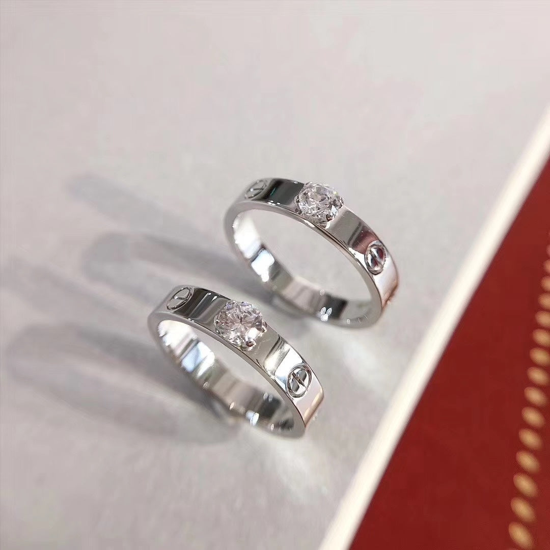 ¡®Glow Jewelry¡¯LOVE RING 3.6MM 1 BIG DIAMOND