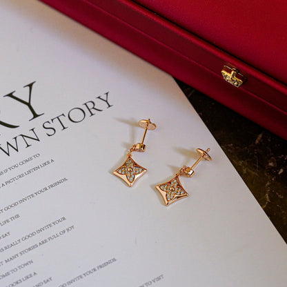 [Glow Jewelry]STAR DIAMONDS EARRINGS GOLD