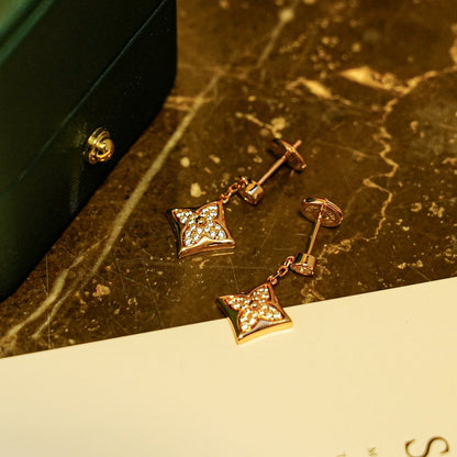 ¡®Glow Jewelry¡¯STAR DIAMONDS EARRINGS GOLD