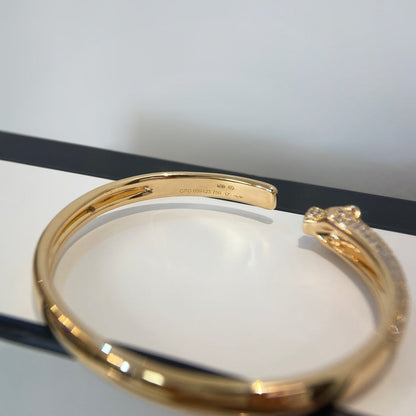 ¡®Glow Jewelry¡¯PANTHERE GOLD DIAMOND OPEN BRACELET