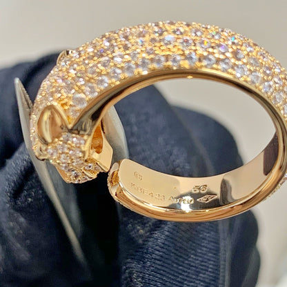 [Glow Jewelry]PANTHERE PINK GOLD DIAMOND RING