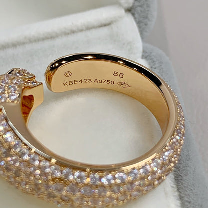 [Glow Jewelry]PANTHERE PINK GOLD DIAMOND RING