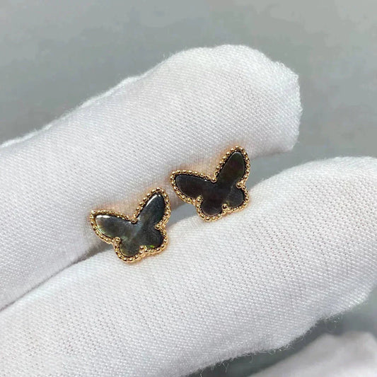 [Glow Jewelry]BUTTERFLY DARK MOP  EARRINGS
