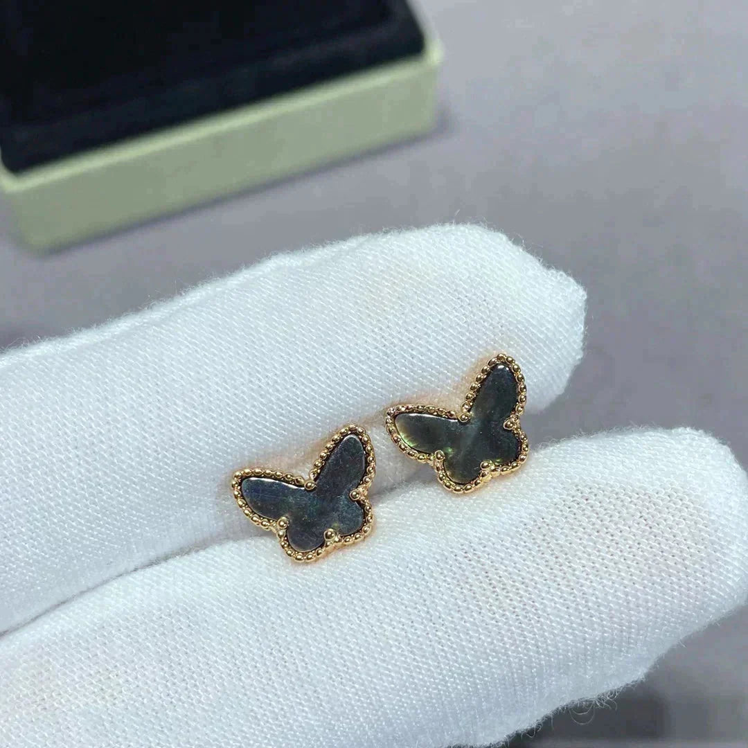[Glow Jewelry]BUTTERFLY DARK MOP  EARRINGS