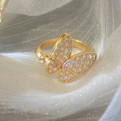 [Glow Jewelry]BUTTERFLY DIAMOND RING