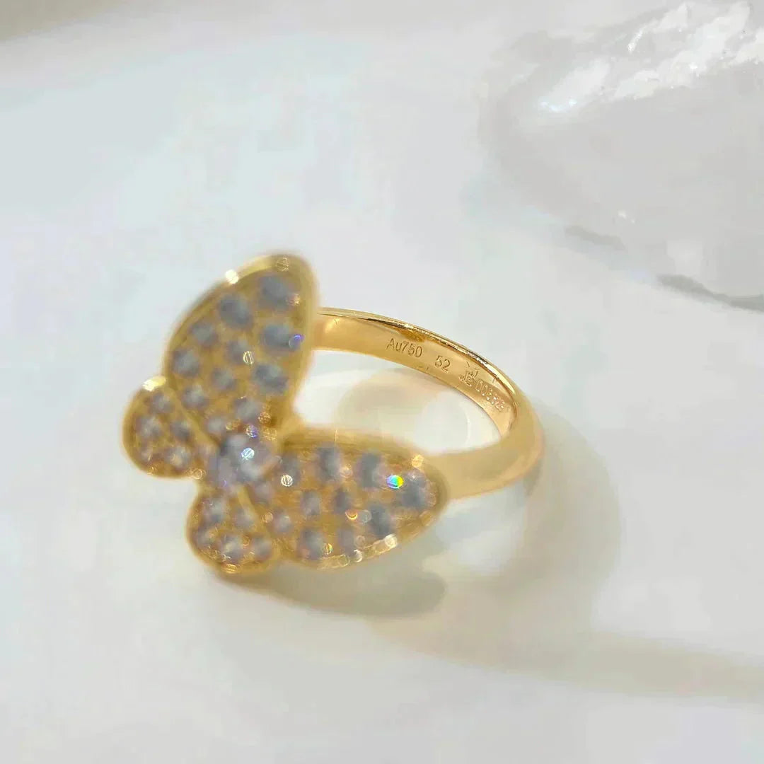 [Glow Jewelry]BUTTERFLY DIAMOND RING