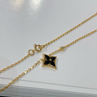 [Glow Jewelry]STAR BLACK MOP NECKLACE