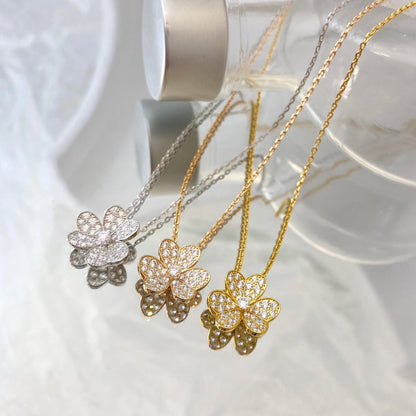¡®Glow Jewelry¡¯FLOWER DIAMOND NECKLACE