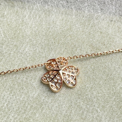 [Glow Jewelry]FLOWER DIAMOND NECKLACE