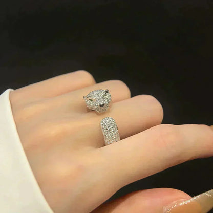 グロウジュエリー パンテール 5.5MM フルダイヤモンドリング
