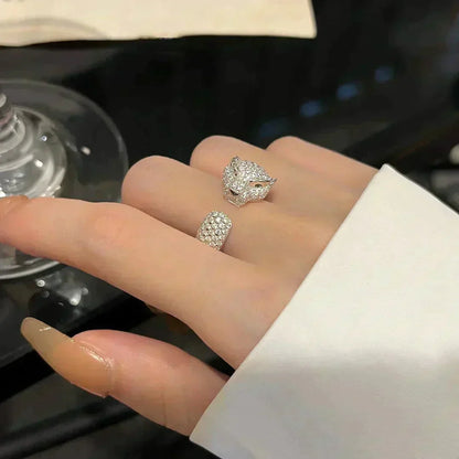 グロウジュエリー パンテール 5.5MM フルダイヤモンドリング