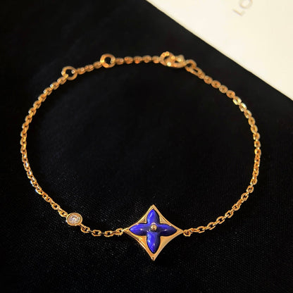 ¡®Glow Jewelry¡¯COLOR STAR PINK GOLD DIAMOND BRACELET