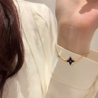 [Glow Jewelry]COLOR STAR PINK GOLD DIAMOND BRACELET