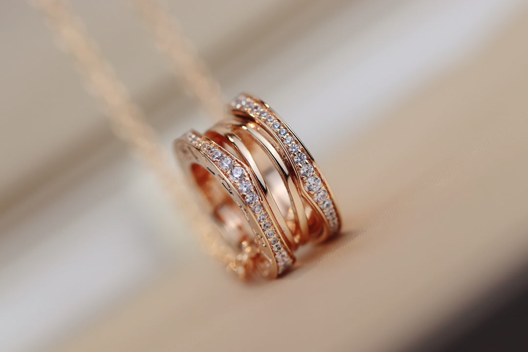 [Glow Jewelry]ZERO 1 PINK GOLD NECKLACE