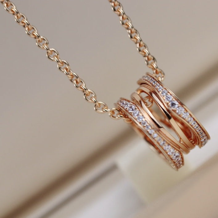 [Glow Jewelry]ZERO 1 PINK GOLD NECKLACE