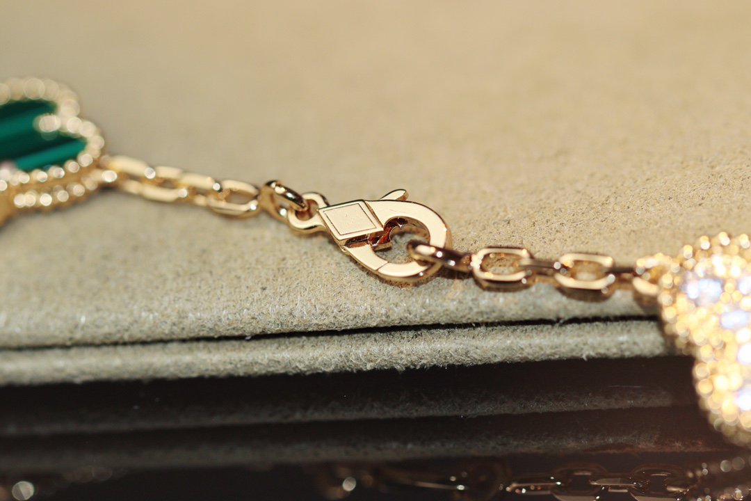 [Glow Jewelry]CLOVER 20 MOTIFS ONYX ROSE GOLD